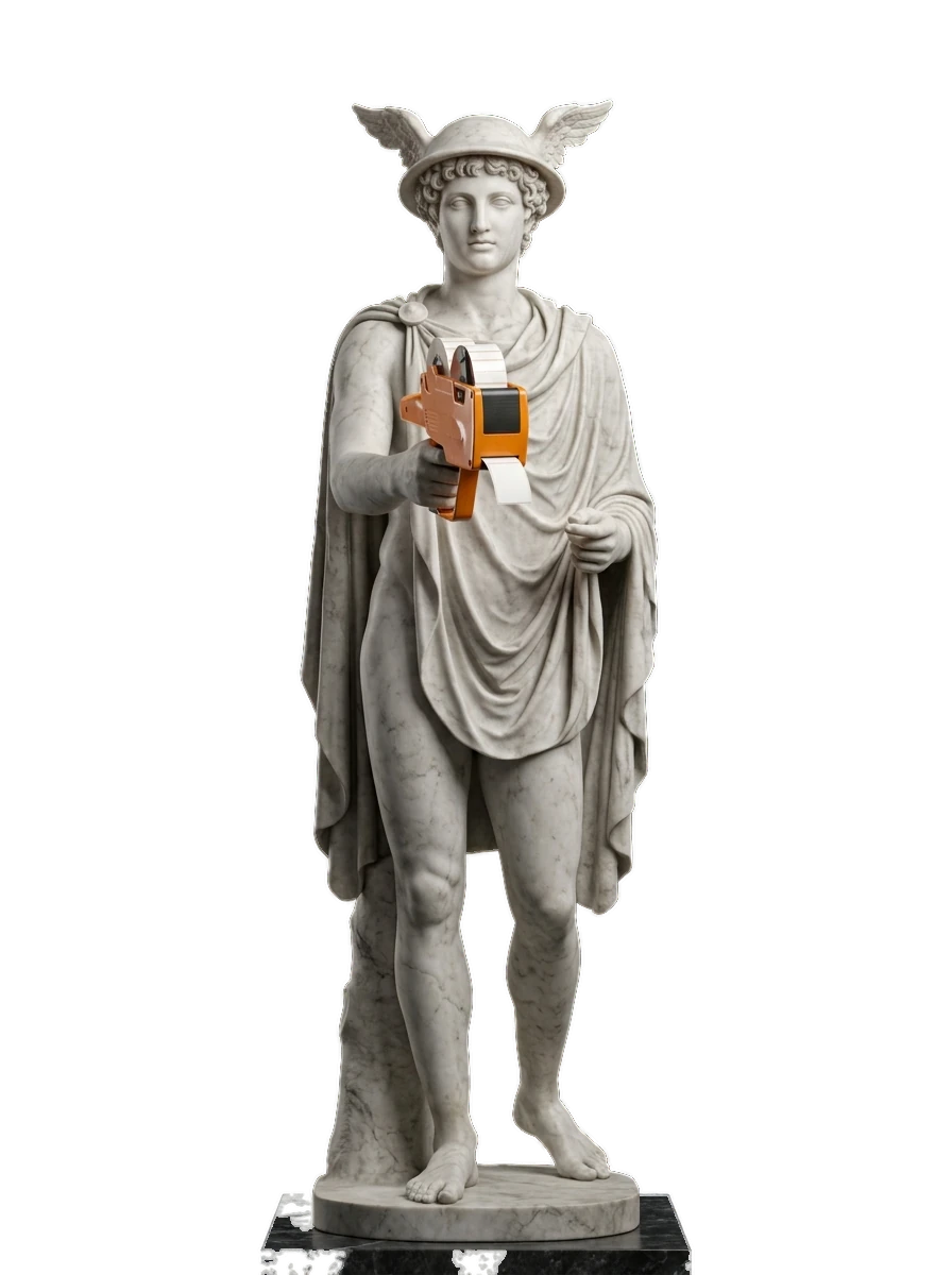 Repricing: statua di Mercurio